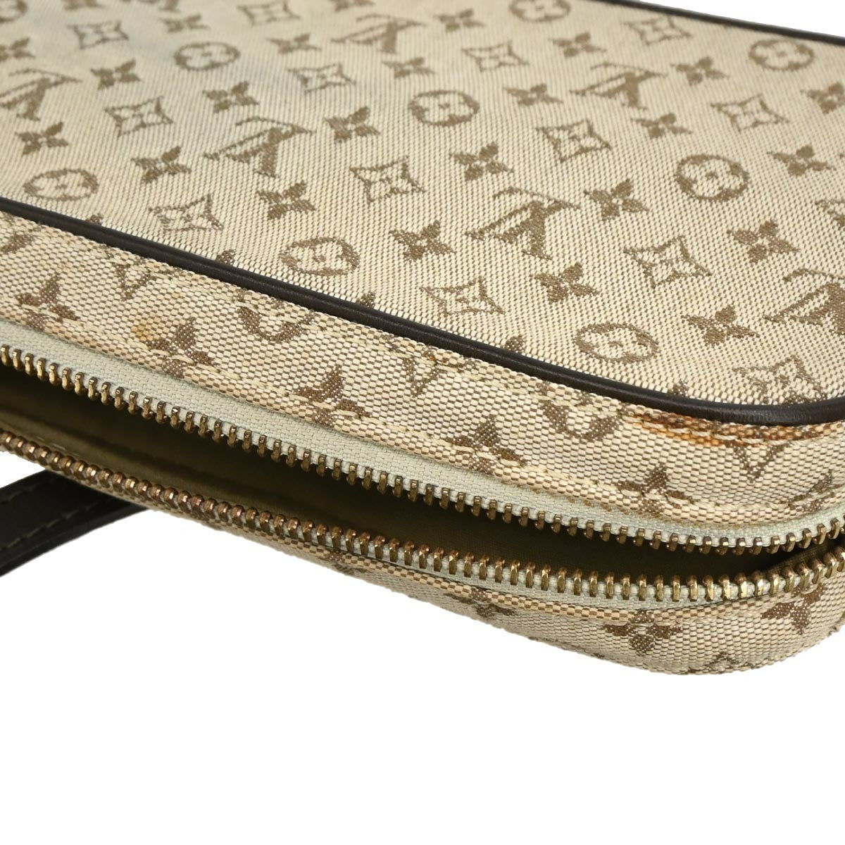 Louis Vuitton Juliette Crossbody Bag Mini Lin, KHAKI, CANVAS, Shoulder bag