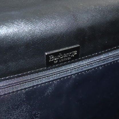 Burberry Vintage Handbag Leather, BLACK, LEATHER, Handbag