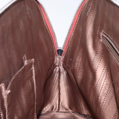 Salvatore Ferragamo Gancini handbag Leather, PINK, LEATHER, Handbag