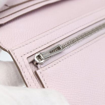 Hermes Bearn Wallet Epsom, PINK, LEATHER, Wallets