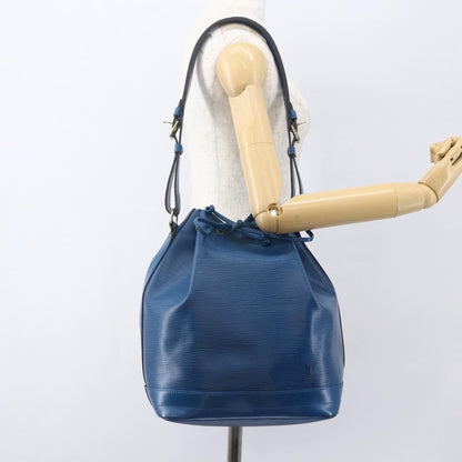 Louis Vuitton Noe Handbag Epi Leather, BLUE, LEATHER, Shoulder bag