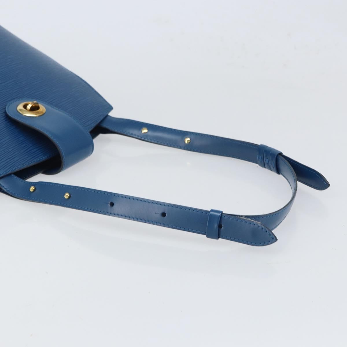 Louis Vuitton Cluny Shoulder Bag Epi Leather, BLUE, LEATHER, Shoulder bag