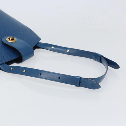 Louis Vuitton Cluny Shoulder Bag Epi Leather, BLUE, LEATHER, Shoulder bag