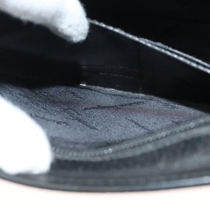 Salvatore Ferragamo Vintage clutch Bag Leather, BLACK, LEATHER, Clutche & pouche