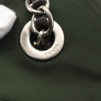 Prada Re-Edition 1995 Chain Tote Quilted Re-Nylon, KHAKI, NYLON, Shoulder bag