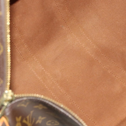 Louis Vuitton Keepall Bag Monogram Canvas, BROWN, CANVAS, Travel bag