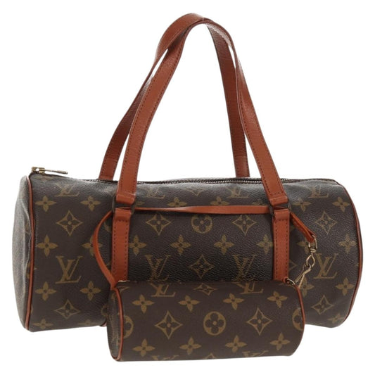 Louis Vuitton Papillon Handbag Monogram Canvas, BROWN, CANVAS, Handbag