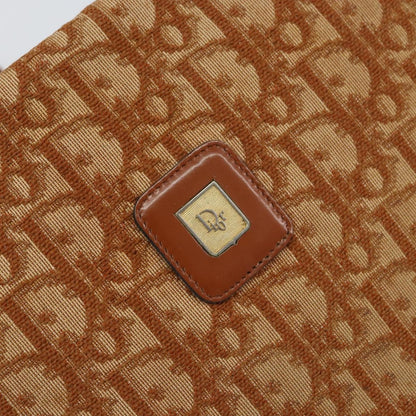Christian Dior Vintage Trotter Shoulder Bag Canvas, BROWN, CANVAS, Shoulder bag
