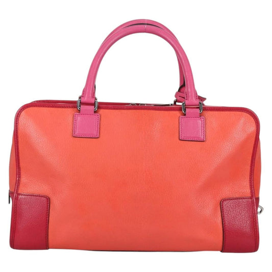 Loewe Amazona Bag Leather, ORANGE, LEATHER, Handbag