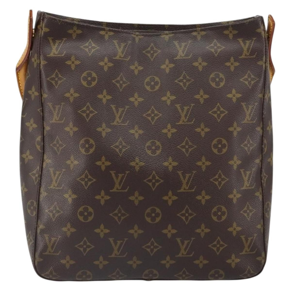 Louis Vuitton Looping Handbag Monogram Canvas, BROWN, CANVAS, Shoulder bag
