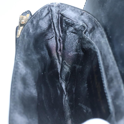 Salvatore Ferragamo Gancini handbag Patent leather, BLACK, PATENT_LEATHER, Handbag