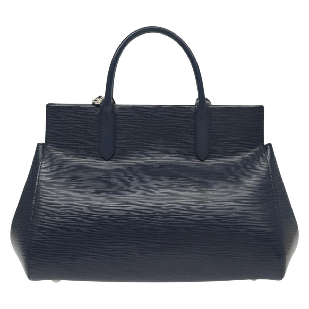 Louis Vuitton Marly Handbag Epi Leather, NAVY, LEATHER, Handbag