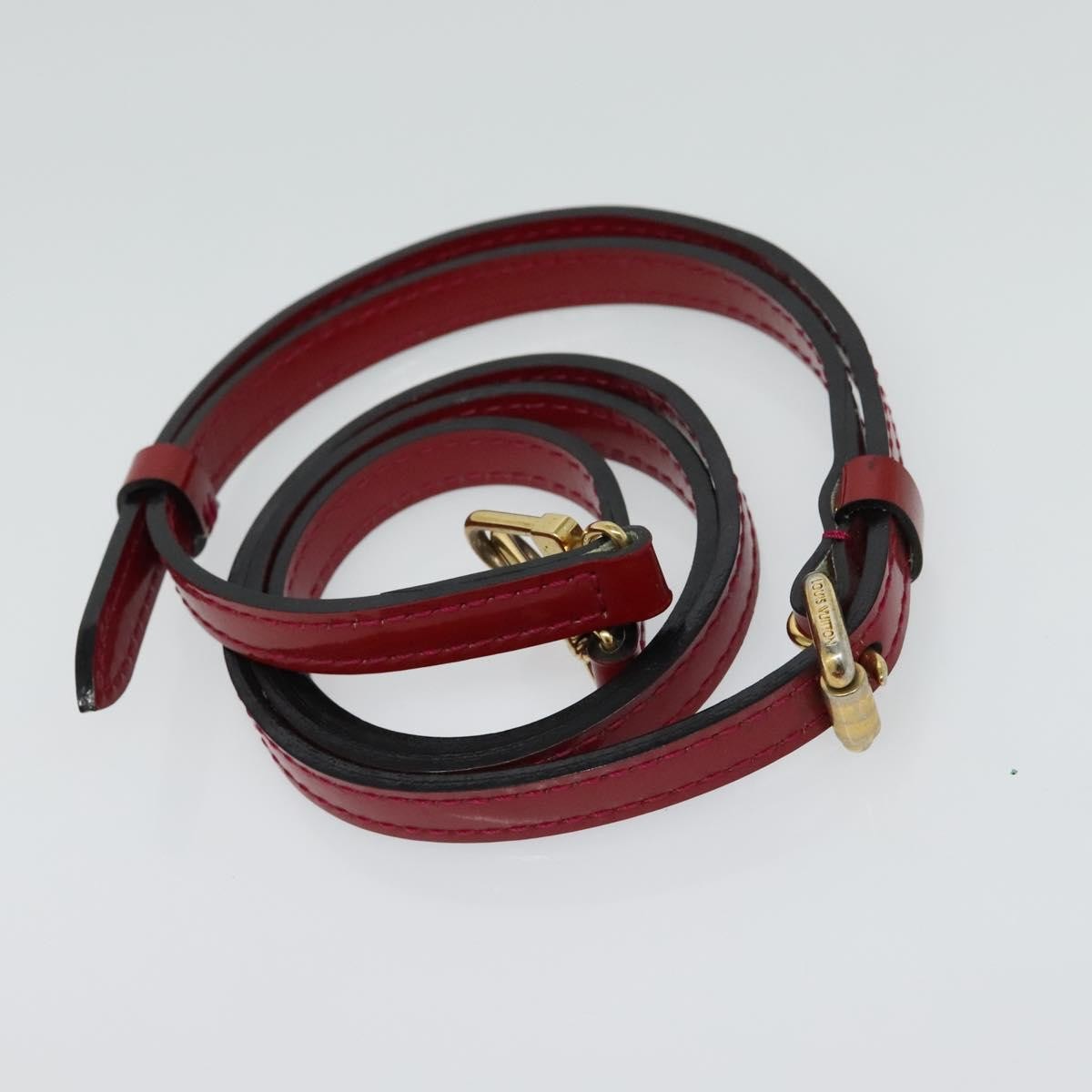 Louis Vuitton Monceau Handbag Vernis, BURGUNDY, PATENT_LEATHER, Handbag