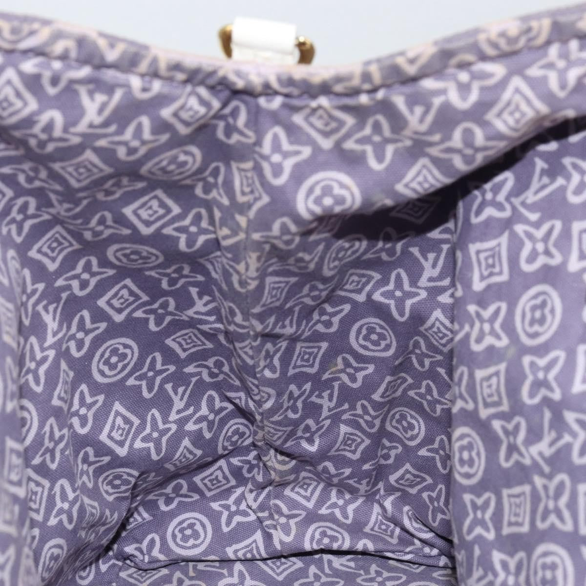 Louis Vuitton Tahitienne Cabas Canvas, PURPLE, CANVAS, Tote bag