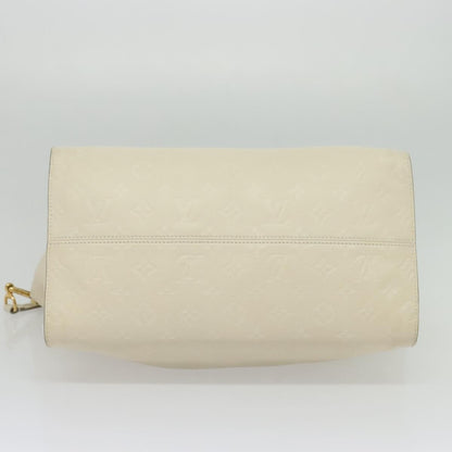 Louis Vuitton Lumineuse Handbag Monogram Empreinte Leather, WHITE, LEATHER, Handbag