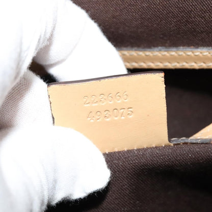 Gucci Flap Messenger GG Coated Canvas, WHITE, PVC, Shoulder bag