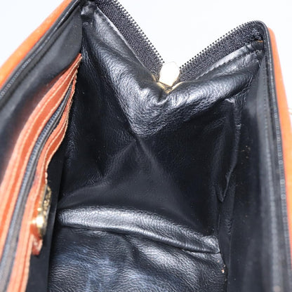 Fendi Vintage Pequin Convertible Boston Bag Coated Canvas, BLACK, CANVAS, Handbag