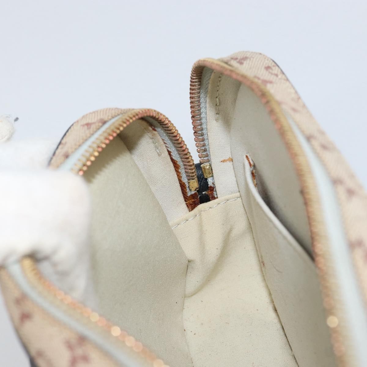 Louis Vuitton Juliette Crossbody Bag Mini Lin, BLUE, CANVAS, Shoulder bag