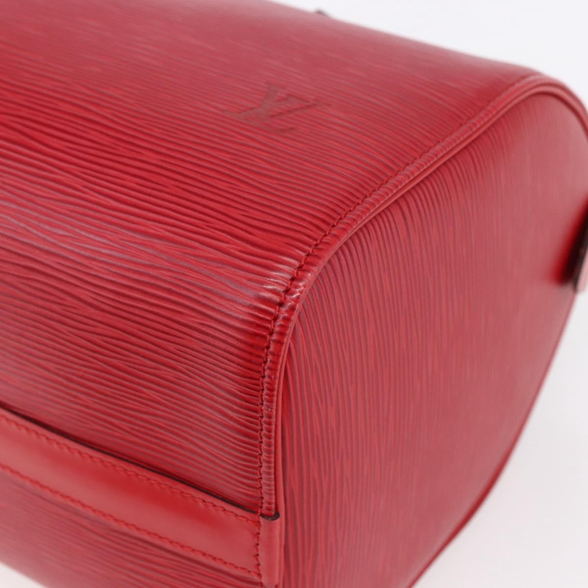 Louis Vuitton Speedy Handbag Epi Leather, RED, LEATHER, Handbag