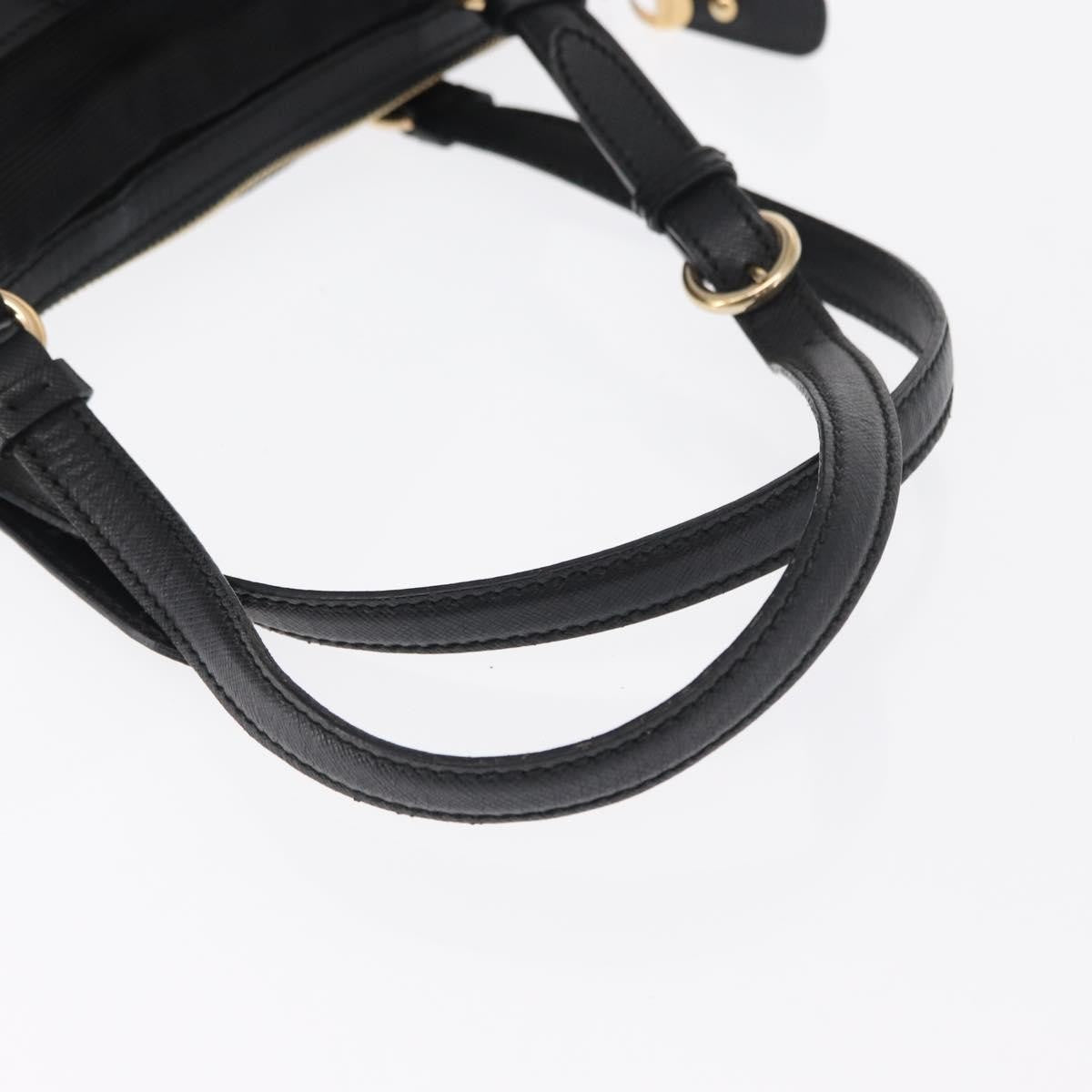 Salvatore Ferragamo Vala Handbag Nylon, BLACK, NYLON, Handbag