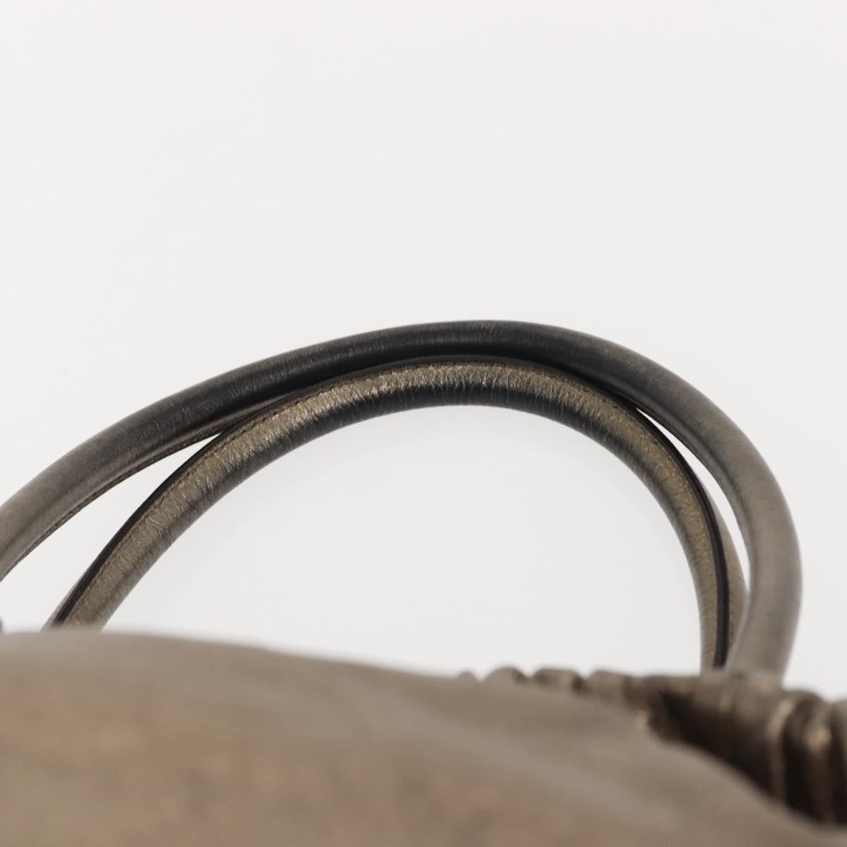 Salvatore Ferragamo Vala Shoulder Bag Leather, GOLD, LEATHER, Shoulder bag