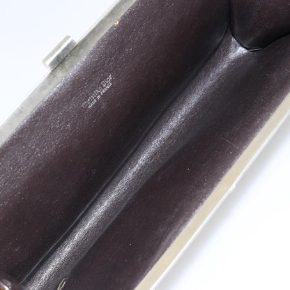 Christian Dior Vintage Frame Clutch Diorissimo Canvas, BROWN, CANVAS, Clutche & pouche