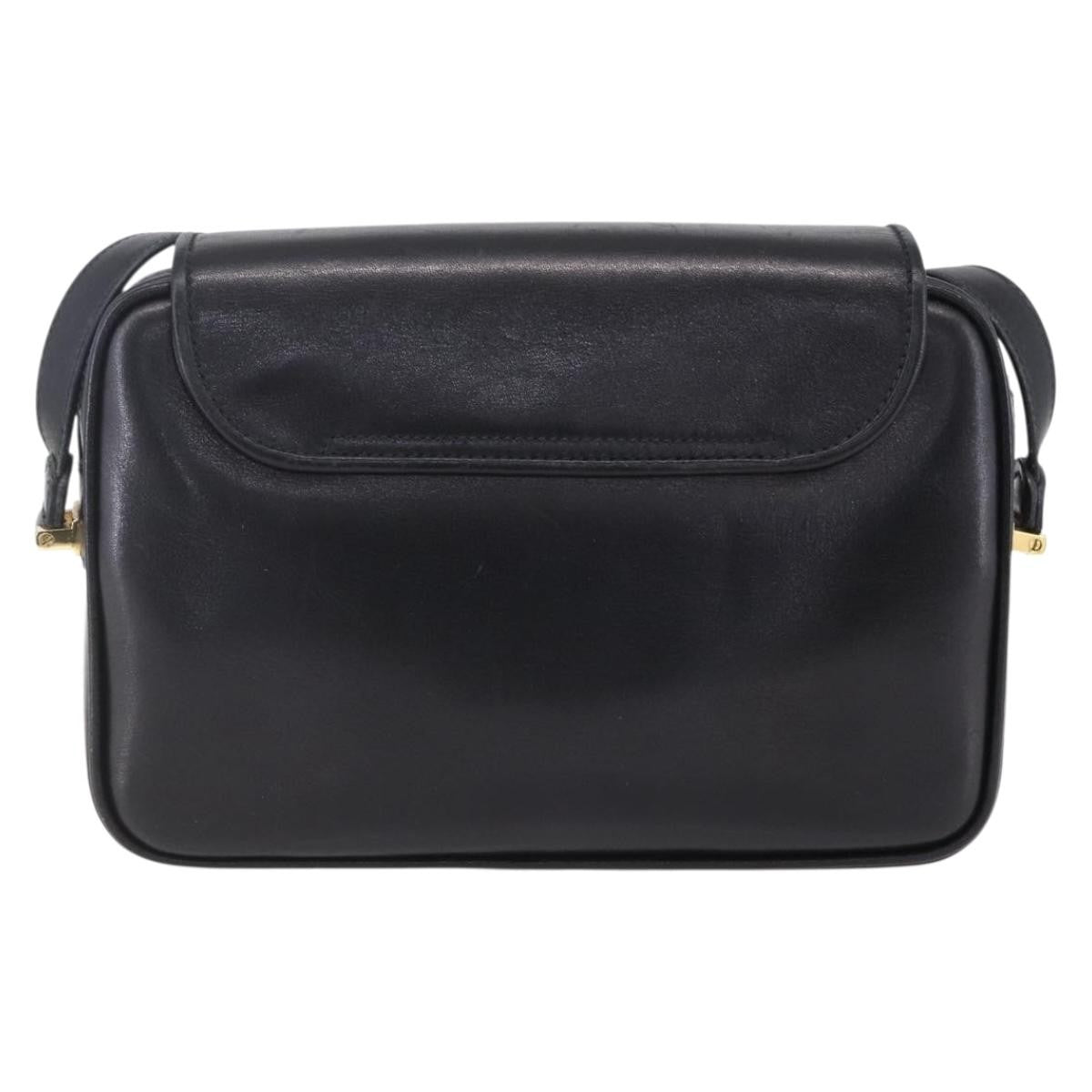 Gucci Vintage Shoulder Bag Leather, BLACK, LEATHER, Shoulder bag
