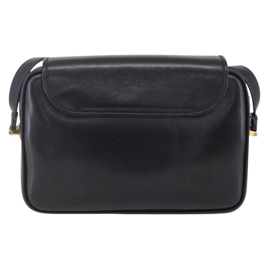Gucci Vintage Shoulder Bag Leather, BLACK, LEATHER, Shoulder bag