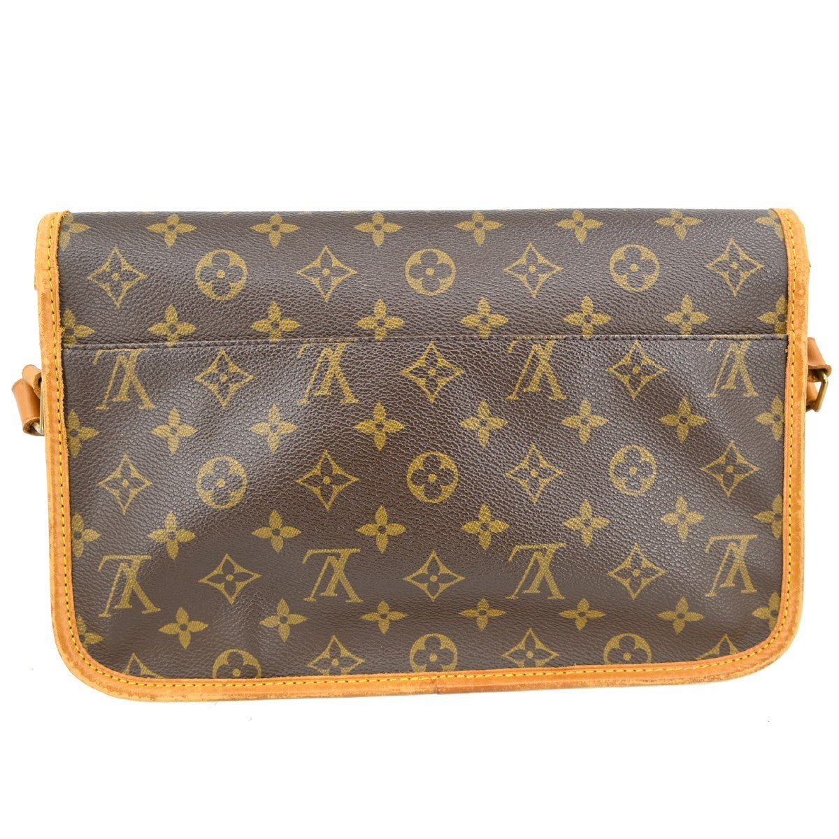 Louis Vuitton Sac Gibeciere Messenger Bag Monogram Canvas, Brown, Canvas, Shoulder Bag