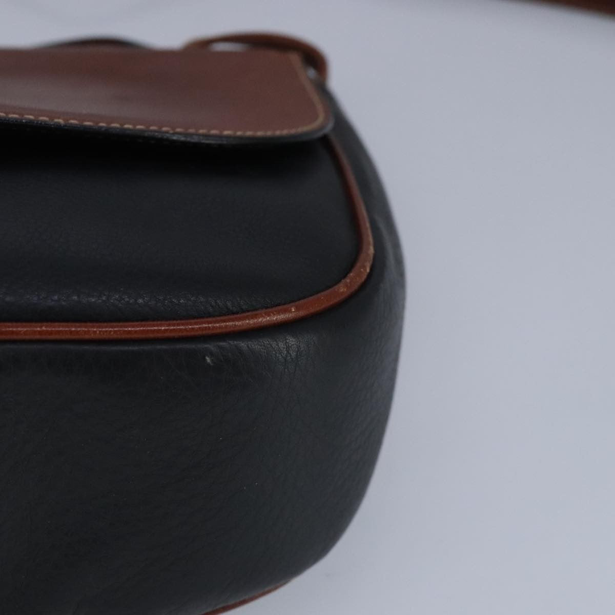 Bally Vintage Shoulder Bag Leather, Brown, Leather, Shoulder Bag