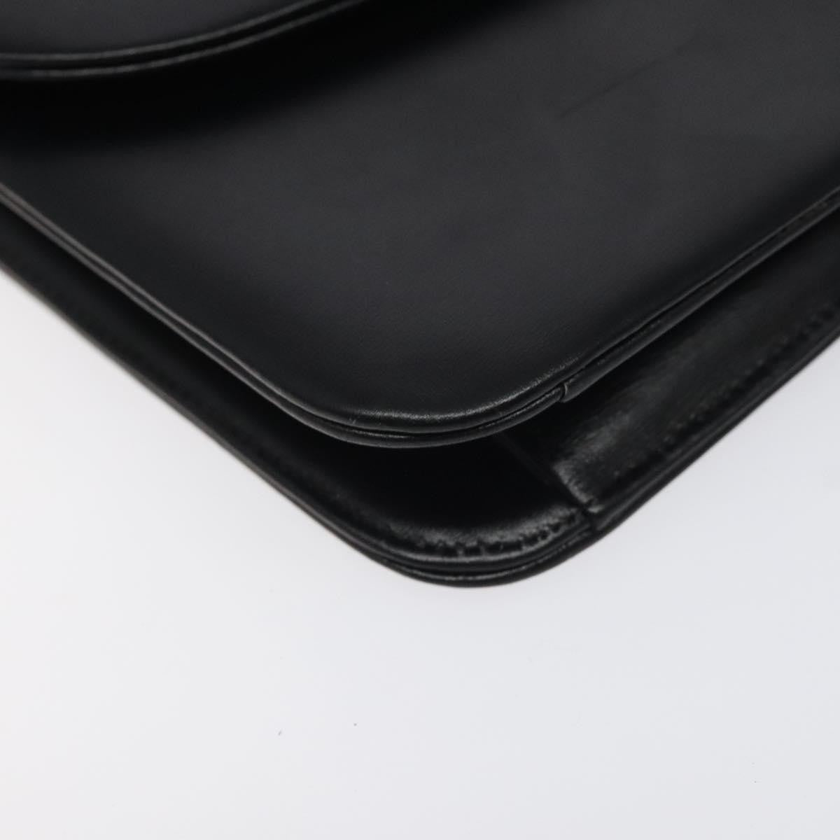 Christian Dior Flap chain Shoulder bag Leather, BLACK, LEATHER, Shoulder bag