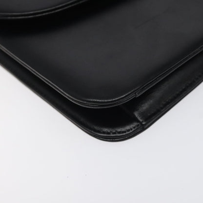 Christian Dior Flap chain Shoulder bag Leather, BLACK, LEATHER, Shoulder bag