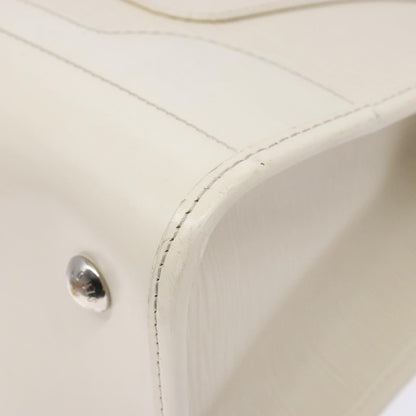 Louis Vuitton Madeleine Handbag Epi Leather, WHITE, LEATHER, Handbag