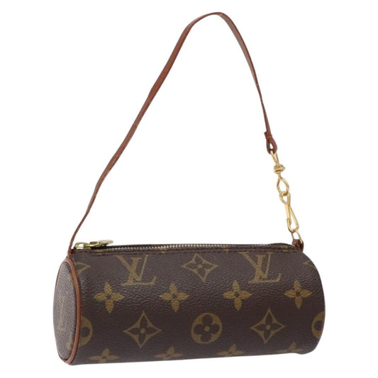 Louis Vuitton Papillon Pochette Monogram Canvas, BROWN, CANVAS, Handbag