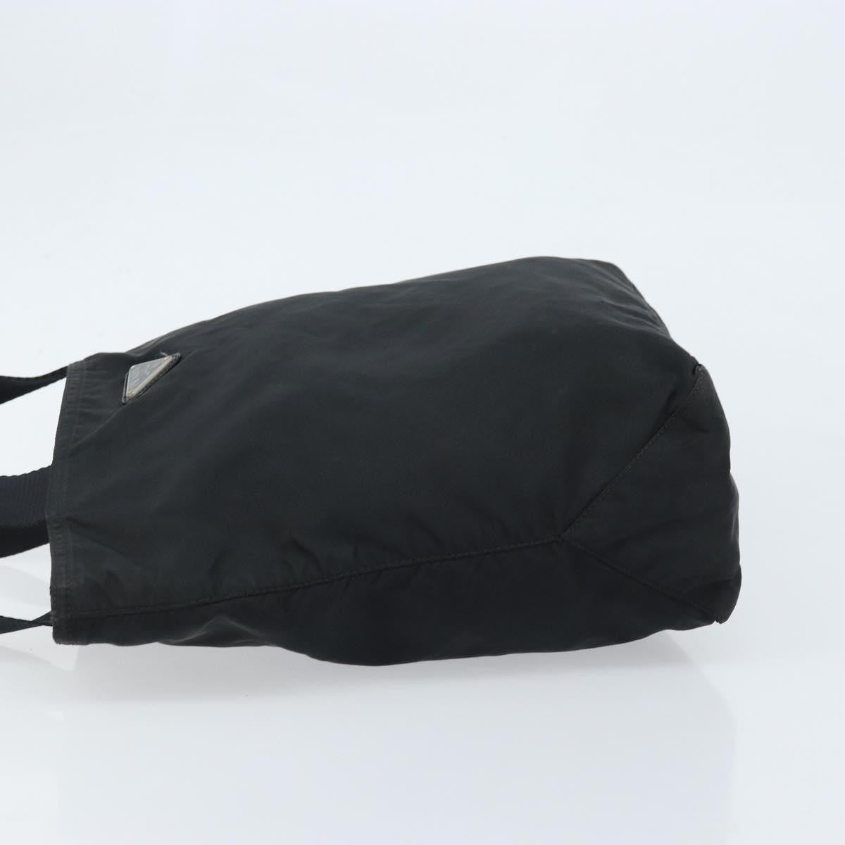 Prada Vintage Zip Tote Tessuto, BLACK, NYLON, Tote bag