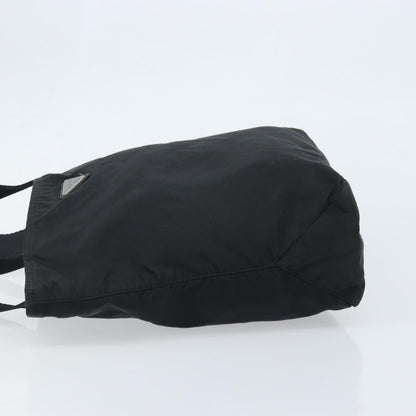 Prada Vintage Zip Tote Tessuto, BLACK, NYLON, Tote bag