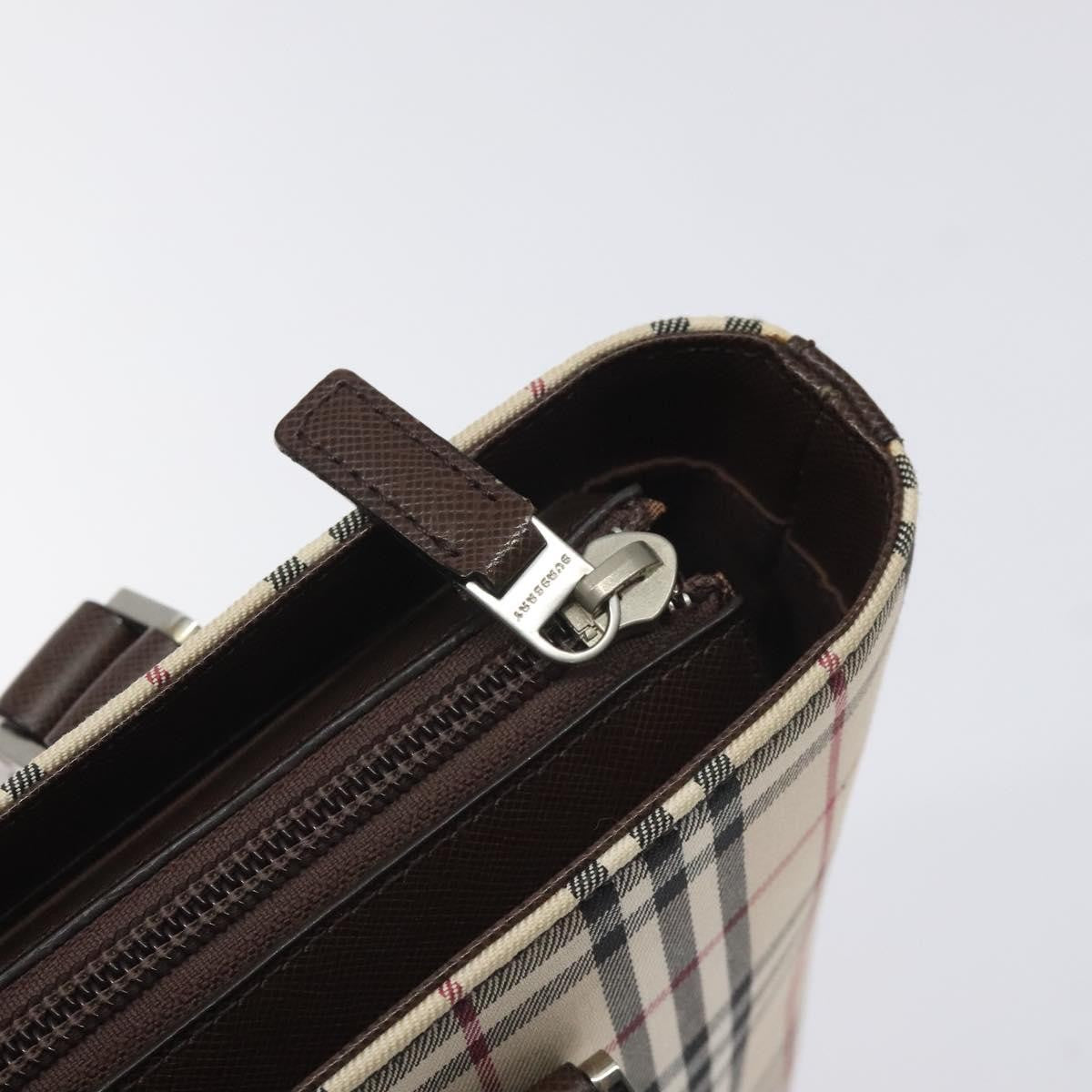 Burberry Nova Check Tote canvas check pattern, BEIGE, CANVAS, Tote bag