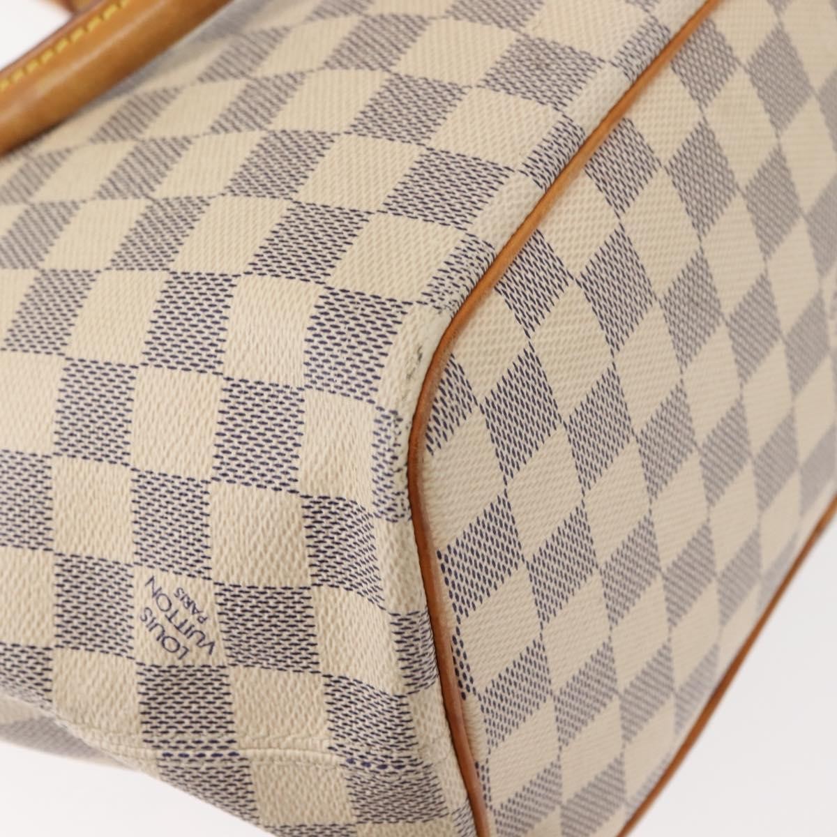 Louis Vuitton Saleya Handbag Damier, WHITE, CANVAS, Tote bag