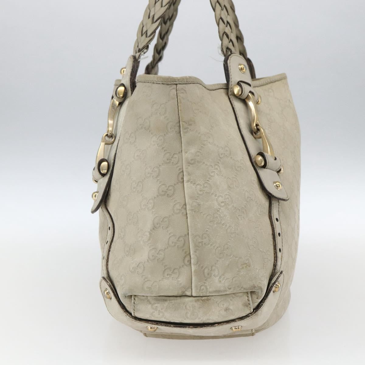 Gucci Pelham Shoulder Bag Leather, BEIGE, LEATHER, Shoulder bag