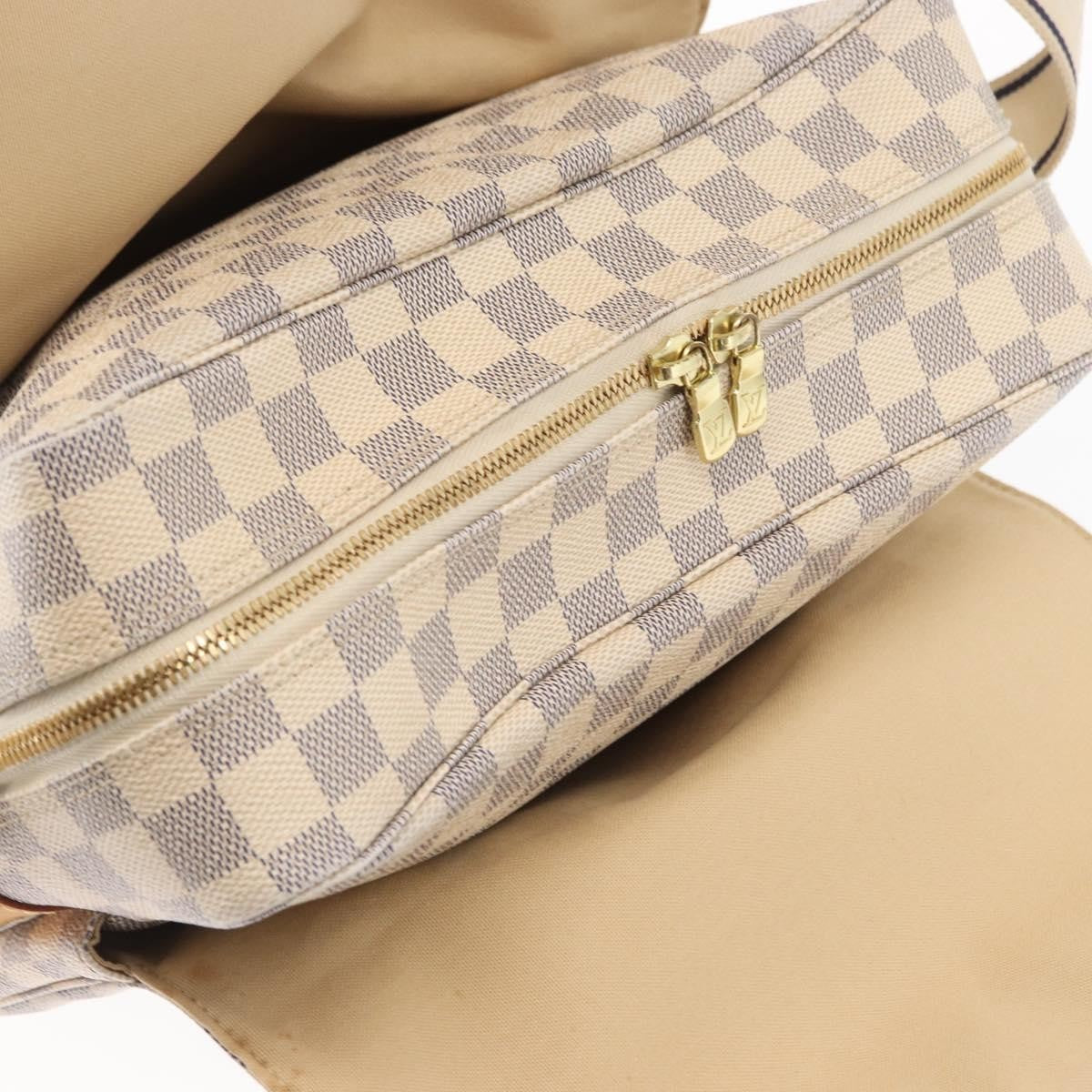 Louis Vuitton Naviglio Handbag Damier, WHITE, CANVAS, Shoulder bag