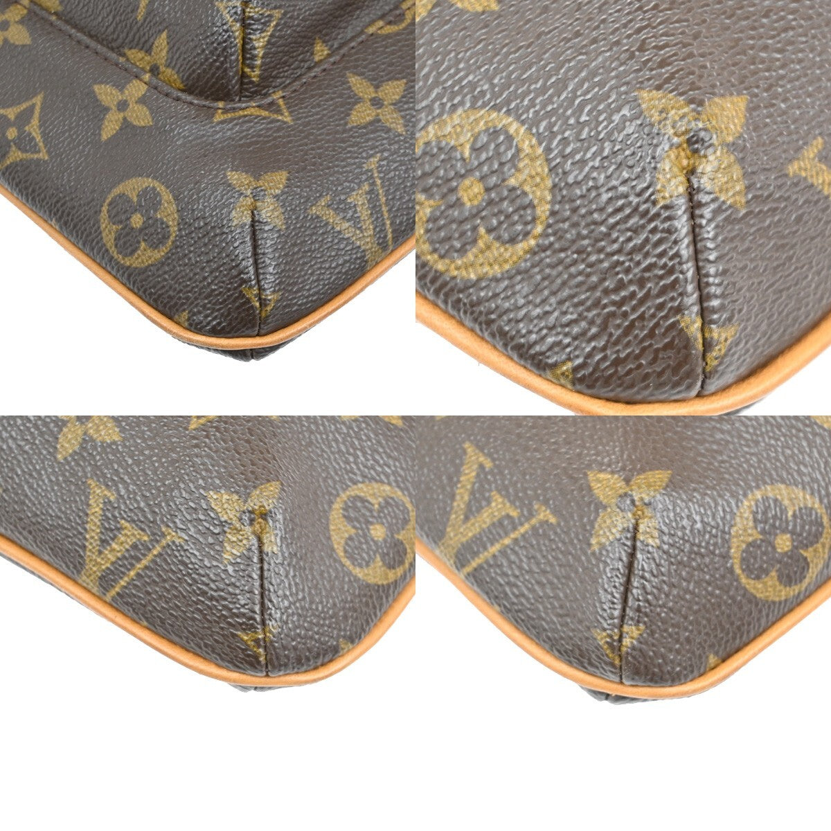 Louis Vuitton Partition Wristlet Clutch Monogram Canvas, BROWN, CANVAS, Clutche & pouche