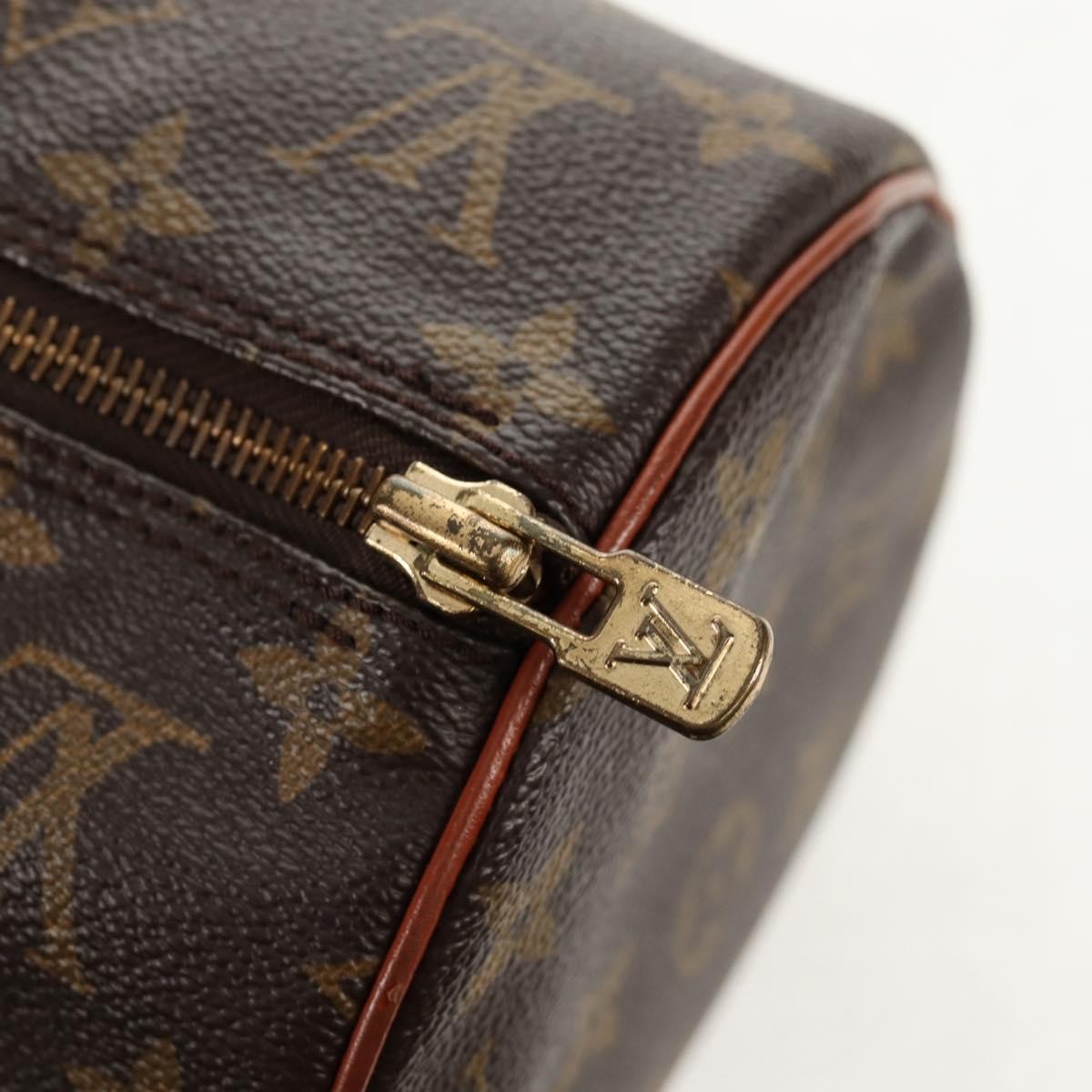 Louis Vuitton Papillon Handbag Monogram Canvas, BROWN, CANVAS, Handbag