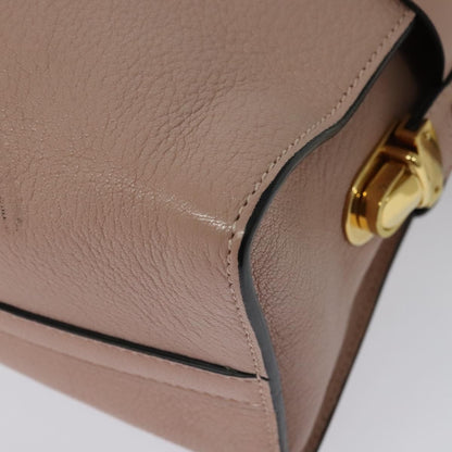 Miu Miu Madras Fiocco Bow Tote Leather, PINK, LEATHER, Tote bag