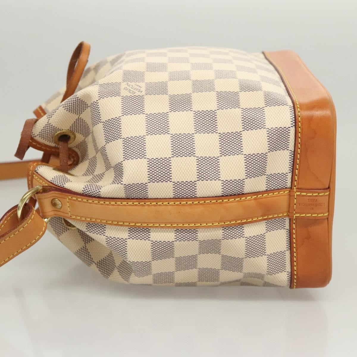 Louis Vuitton Noe Handbag Damier, WHITE, CANVAS, Handbag