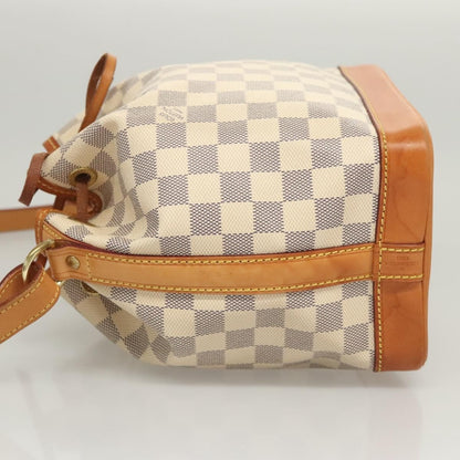 Louis Vuitton Noe Handbag Damier, WHITE, CANVAS, Handbag