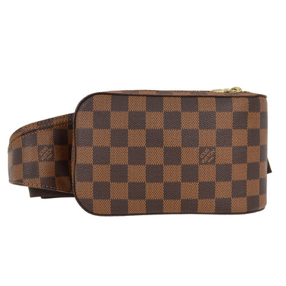 Louis Vuitton Geronimos Waist Bag Damier, BROWN, CANVAS, Shoulder bag