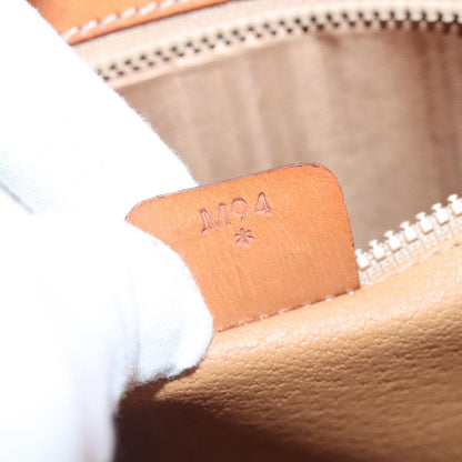 Celine Vintage Macadam Shoulder Bag Canvas and Leather, Brown, Canvas, Shoulder Bag