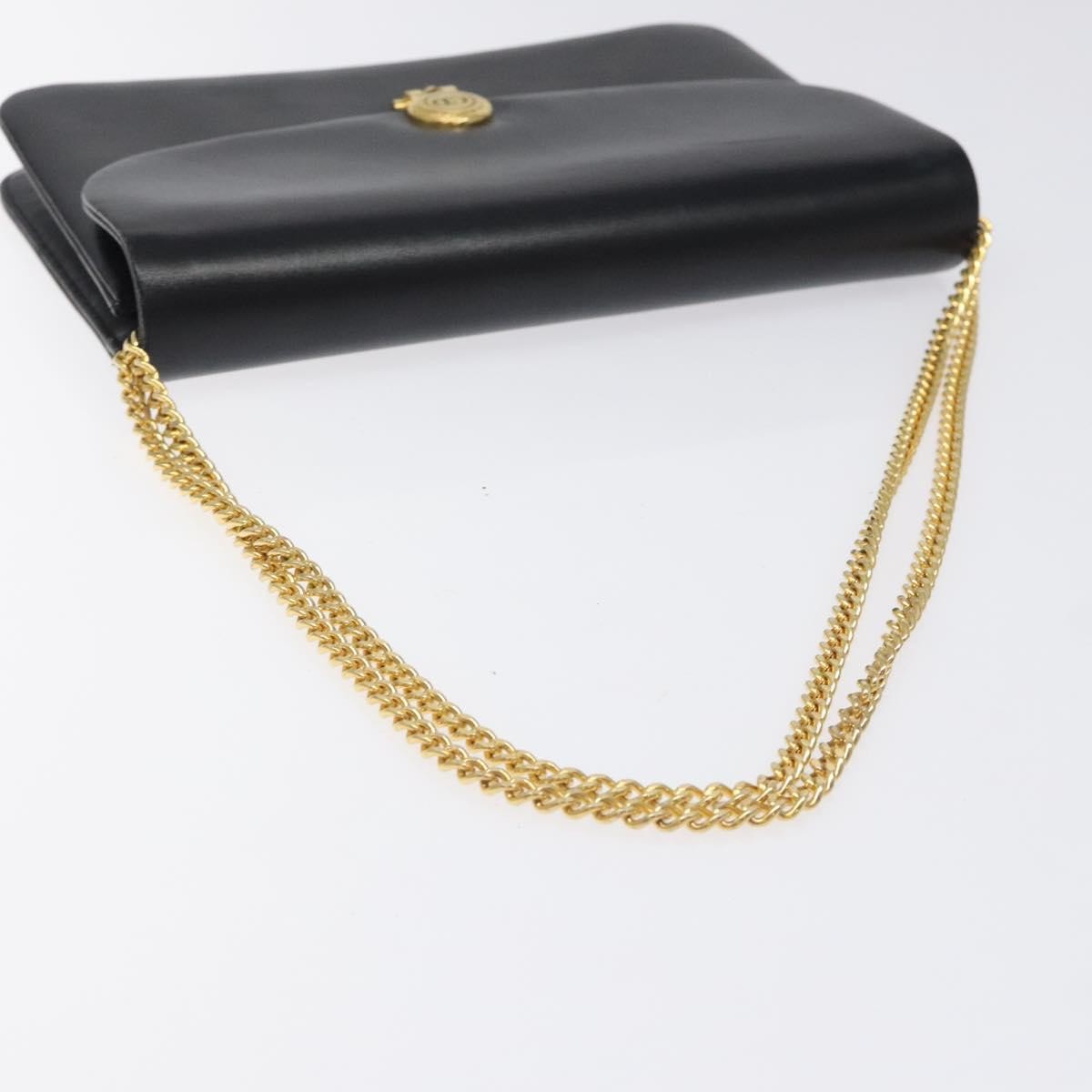Christian Dior Flap chain Shoulder bag Leather, BLACK, LEATHER, Shoulder bag