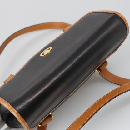 Celine Handbag Leather, BLACK, LEATHER, Handbag