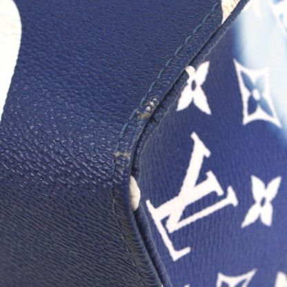 Louis Vuitton OnTheGo Tote Limited Edition Escale Monogram Giant, BLUE, CANVAS, Tote bag
